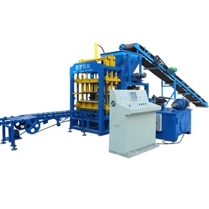 QT4-15S intelligente automatische PLC-Vibrations system 220V effiziente Linie Zement block Beton pumpe Motor Making Machinery Motor - Product Image 1