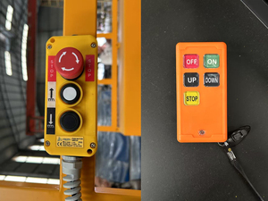 Elevador de contenedores de descarga eficiente con mesa elevadora de tijera móvil personalizada-Plataforma hidráulica para carretilla elevadora - Product Image 5