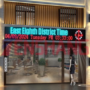 P3 Indoor Outdoor Advertising Programmier bares Mini-Modul Scrolling Message Wasserdichtes Wifi-LED-Bildschirm fenster Display Stores Retail