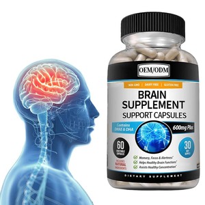 OEM Neuro Brain Cápsulas para la memoria y el enfoque Nootropic Brain Support Suplemento para el Apoyo cerebral