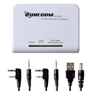 Surecom SR-112 SR112 Controller Cross Band Open Duplex Repeater für alle Walkie Talkie Funkgeräte mit K1 Plug Connect Kabel - Product Image 3