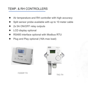 OEM制造商的Wifi温度传感器和湿度监控器，用于HVAC和通风控制系统 - Product Image 3
