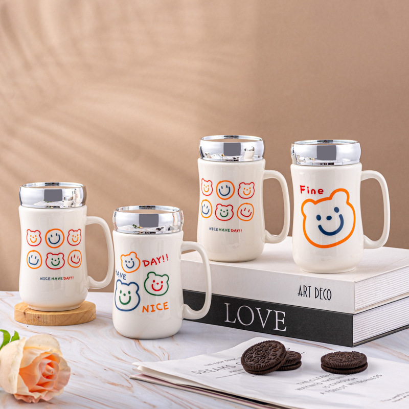 Tasse miroir ours coréen, mélange aléatoire