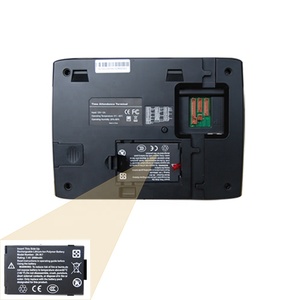 El último algoritmo de huellas dactilares y el nuevo firmware Multi-Media Sistema de control de acceso de huellas dactilares con cámara y batería