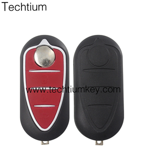 交換用カーキーシェルAlfa Romeo Mito Giulietta 159 GTAキーシェルレッドSIP22ブレード3ボタンキーシェル - Product Image 4