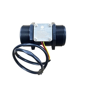 Medidor de flujo de señal de salida de pulso personalizable OEM plástico/latón/acero inoxidable rotor turbina calentadores de agua sensores de flujo