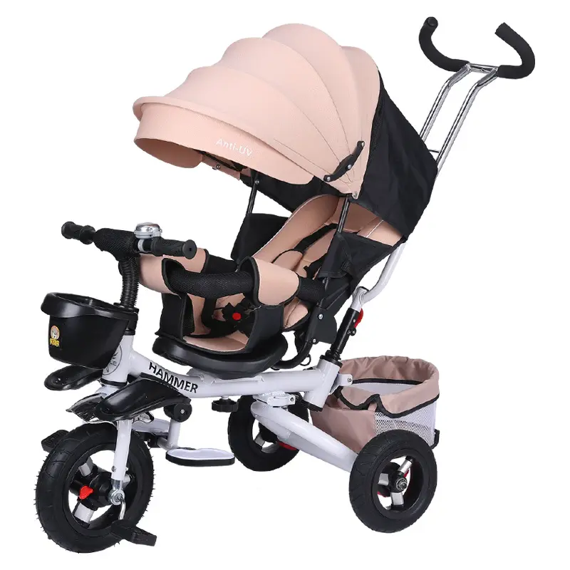 Hebei novo design dobrável triciclo triciclo bebê, crianças, bebê, ciclo, transportadora, criança, triciclo/trilha/triciclo