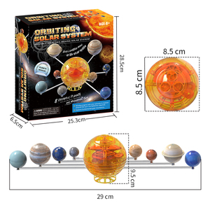 学校のための高品質の回転太陽系天文学惑星モデルキット科学実験教育キット。