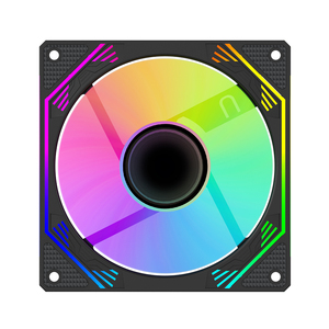 Lovingcool Factory Computer CPU Cooling Fans of 120mm Rgb and ARGB <strong>PWM</strong> Gaming Gaming case Fan with <strong>Controller</strong> <strong>Kit</strong> for Gaming PCs - Product Image 4
