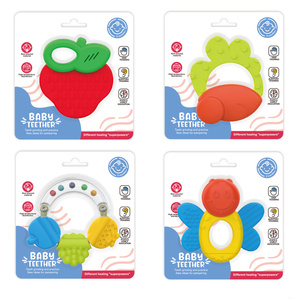 Baby Soft Silicone <strong>Toy</strong> Infant Cognitive <strong>Things</strong> Teether Sensory Training Grasp <strong>Toys</strong> for 0-24 Months Newborn