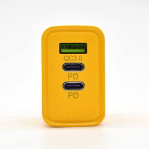 英国EU米国プラグ1 USB-QC 3.0 2タイプ-C実際に測定された出力急速充電Pd 40WマルチチャージャーアダプターIphone Samsung用 - Product Image 1
