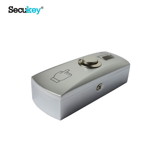 Interruttore di rilascio della porta con pulsante di uscita in alluminio senza contatto di uscita/COM per sistema di controllo accessi - Product Image 4