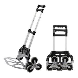 50-70kgs Nhiệm Vụ Trung Bình Có Thể Gập Lại Tay Giỏ Hàng Bạc Có Thể Gập Lại Đẩy Xe Đẩy Với Nhiệm Vụ Ánh Sáng Tải Gấp Mua Sắm Giỏ Hàng Cao Su 1 Bộ - Product Image 1