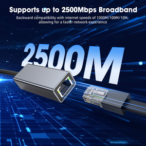 ラップトップコンピューター用2.5GUSB3.0からRJ45へのコンバーターイーサネットLANアダプター2500Mbps外部ネットワークカード - Product Image 3