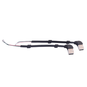 90 graus de ângulo direito fio plano USB 2.0 macho Ph1.0 terminal conector inteligente estendido impressora Android computador Barcode Scanner