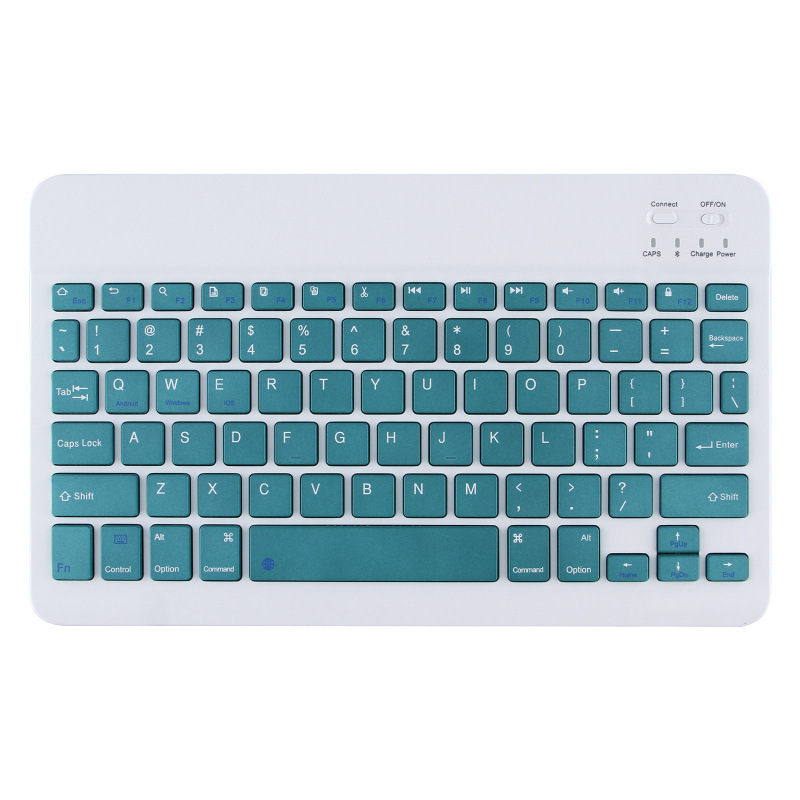 Teclado verde oscuro