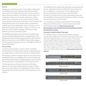 Juniper Networks EX2300-24P Gigabit Ethernet Switch 128 Gbit/s 1000 Mbit/s LAN-Datenrate QoS VPN-Funktionen POE Guter Preis auf Lager! - Product Image 4