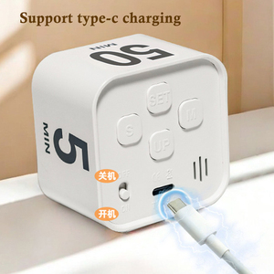 <strong>Digital</strong> Visual Gravity Sensing <strong>Countdown</strong> Down Kitchen Mini Tomato <strong>Timer</strong> Study Productivity Usb Speed Cube Pomodoro <strong>Timer</strong> - Product Image 6