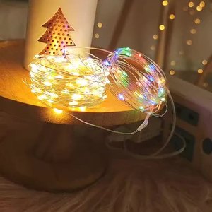 USB-Fernbedienung acht Funktion LED Kupferdraht Stern licht Fee Weihnachts ferien dekorative Lichterkette - Product Image 6
