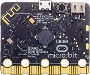 BBC Micro Bit V2.2 Entwicklungsbrett einfacher Codeprogrammierung einzelnes Brett Computer frühzeitliche STEM-Ausbildung für Anfänger und Kinder