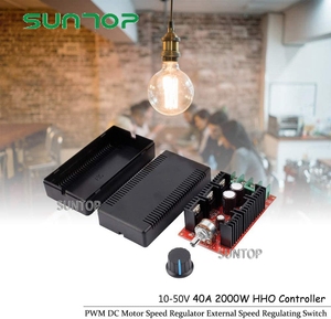 2000W 10-50V MAX 40A PWM DC Motor Speed Controller Governor HHO RC Controller interruttore a velocità variabile regolabile - Product Image 4