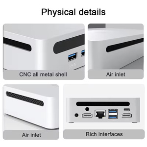 GenMachine Mini-PC AMD Ren5000 5700U 8C 16T 16G DDR4 RAM 512G M.2 NVME SSD 4K HD DP Typ <span class=keywords><strong>C</strong></span> RJ45 Mini-Computer