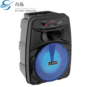 Sistema de altavoz amplificador portátil multifunción profesional, 6,5 pulgadas, con funda de plástico