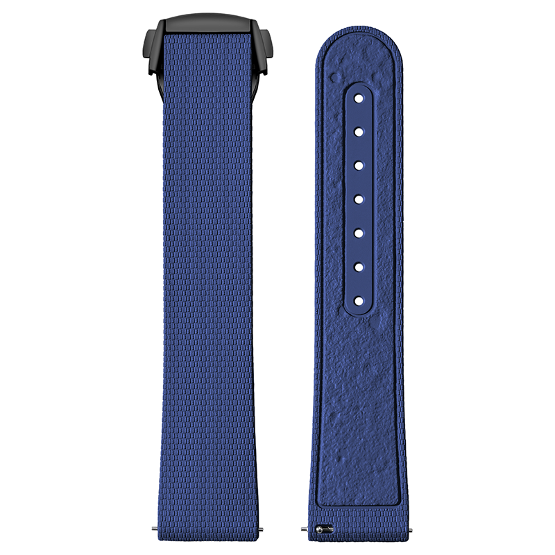 Boucle bleu marine-noir