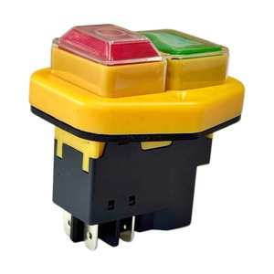 5-poliger 250V elektro magnetischer Schalter IP55 Starter Druckknopf Neustart Unter spannungs schutz - Product Image 3