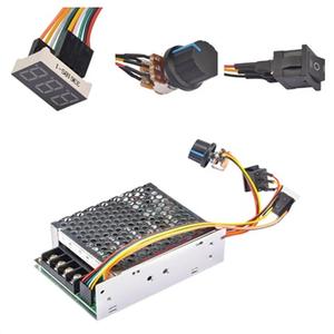 DC 10-50V 40A PWMスピードコントローラDCモーターデジタルディスプレイ0 ~ 100% 調整可能ドライブモジュール入力MAX60A DCスピードコントローラ - Product Image 1