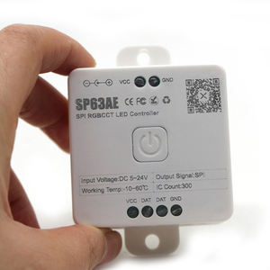 SP63AE SPI пятиканальный RGBCCT 300 пиксельный волшебный светодиодный контроллер Music Magic двухцветный температурный контроллер для светодиодной ленты - Product Image 2