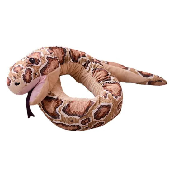Peluche de simulation python serpent long oreiller jouet personnalisé animal en peluche long serpent coussin jouet mignon simulation serpent cadeaux pour les enfants