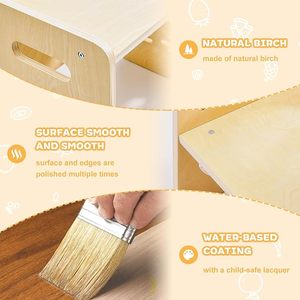 Bir tezgah içine katı ahşap çocuk çalışma koltuğu kitap masa sandalye ilkokul öğrencileri ev yemek masası sandalye geri yazma - Product Image 5