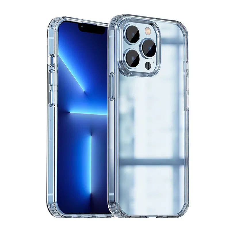Geili New Crystal Series custodia protettiva Anti caduta trasparente per Iphone 13 14 Pro Max custodia protettiva trasparente