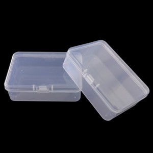 印刷徽标矩形透明PP漂亮储物盒带盖名片盒塑料 - Product Image 5