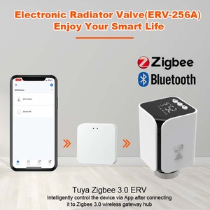 Válvula de termostato Digital inteligente Tuya Zigbee para uso doméstico, radiador inalámbrico, temperatura óptima termostática, piezas de calefacción de suelo - Product Image 6