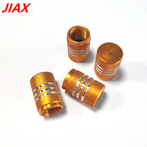 Universal 4-Piece Aluminum Chrome Stripe Tire <strong>Valve</strong> Cap Set, Lightweight Personalized Modification <strong>Valve</strong> <strong>Tips</strong> for Car Tires. - Product Image 5