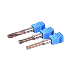 HRC65 tam diş dişi freze kesicisi M3 * 0.5*2.4 * D4 çelik iplik uç freze kesme makineleri - Product Image 2