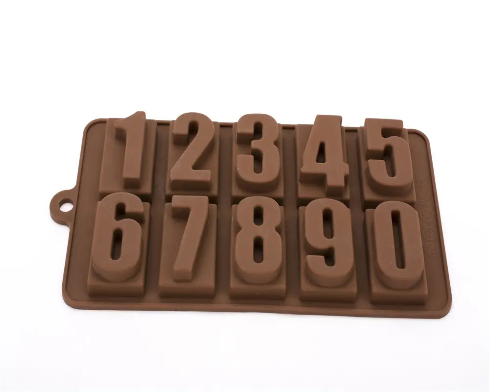 도매 Sugarcraft 편지/숫자 실리콘 몰드 장식 도구 초콜릿 몰드 주방 베이킹 몰드 알파벳