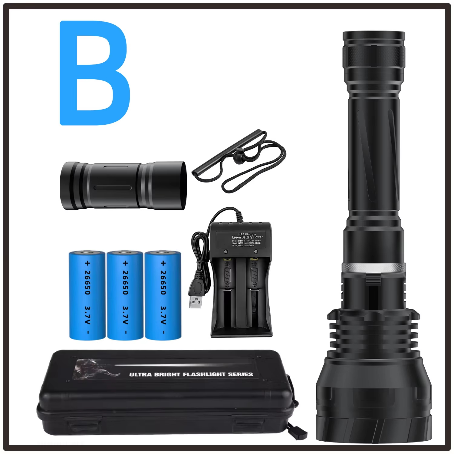 Paquete negro B (batería de 6000 mAh)