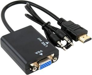 电脑手机显示器高清通用串行总线公到VGA适配器电缆高清到VGA - Product Image 1