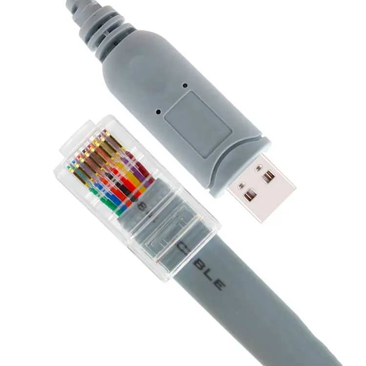 OEM Sunfounder Rs Usb485 Ft232Rl Zt213 Ftdi Usb To Rj45 D-Sub Serial Console Cable For Cisco Router