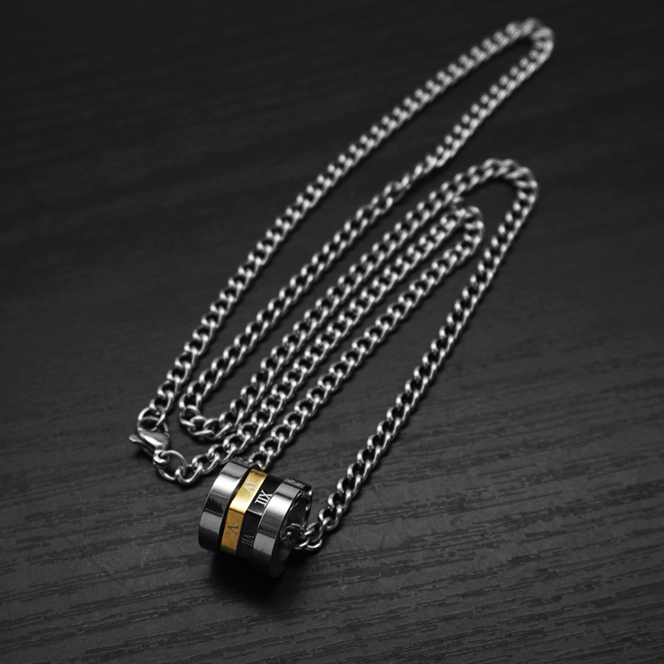 Black gold small 55cm Cuban chain