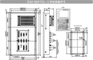Hochwertige GSK 980TDc CNC-Steuerung 2-5-Achsen-Drehmaschinensystem Kit SPS Programmier bare Logik steuerungen