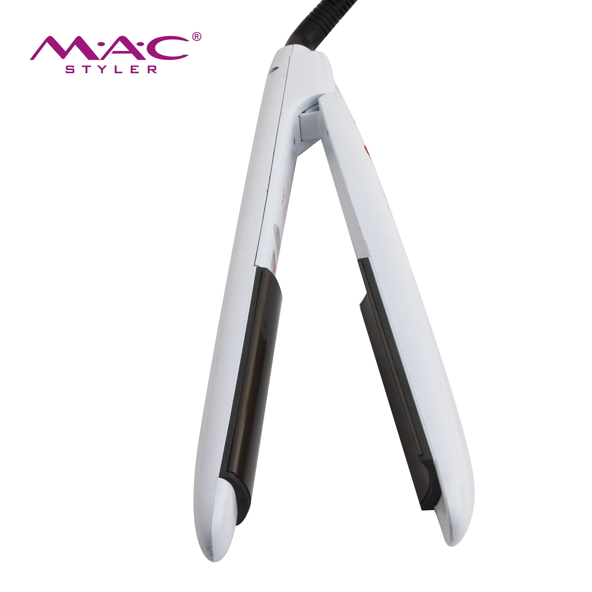 Planchas De Cabello fer plat professionnel Mch chauffage rapide Lcd plaque de titane fer à lisser pour Salon