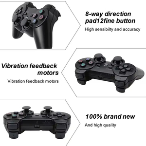 Controlador de juego inalámbrico PS3 con sensores de vibración del disparador del motor de vibración para consolas de PC y palos de control de juegos de computadora - Product Image 5