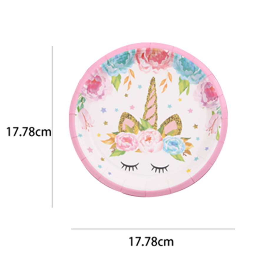 Plato de 7 pulgadas*24 piezas