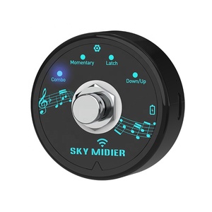 Controlador inalámbrico BT MIDI USB Material ABS Software Efector Controlador inalámbrico MIDI Step-on - Product Image 1