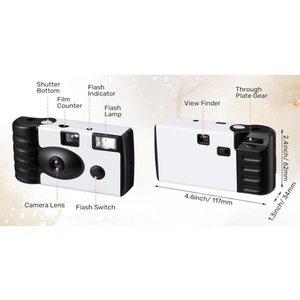 Factory 35mm Film Disposable Camera with Flash Build in <strong>Kodak</strong> Color Film and KC Battery with Customized LOGO - Product Image 4