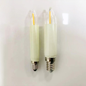 หลอดไฟตกแต่ง LED 8V 23V 34V 0.5W E10 E14ฐาน2200K T10 T15 T20 - Product Image 6